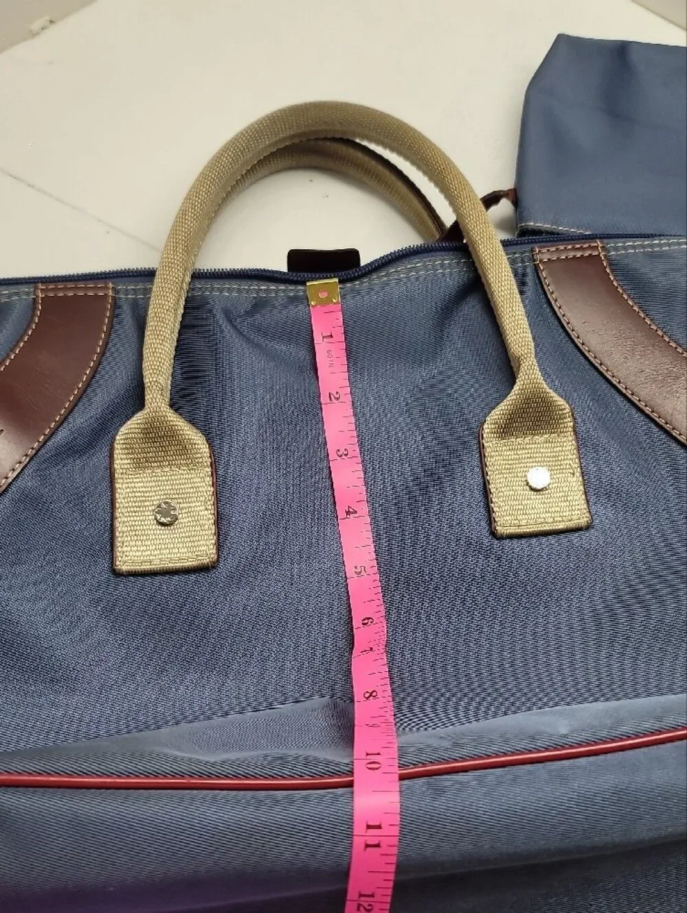 Lancel Nylon Travel Bag